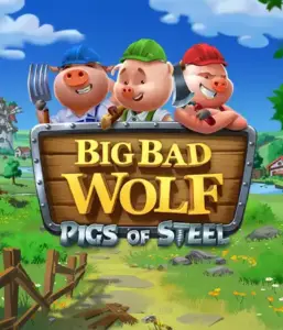 Embark on the action-packed twist of the Big Bad Wolf: Pigs of Steel slot by Quickspin, showcasing cutting-edge visuals with a cyberpunk take on the beloved fairy tale. Witness the big bad wolf and the heroic pigs in a high-tech showdown, equipped with neon lights, steel constructions, and futuristic gadgets. Ideal for players interested in modern retellings of classic tales with innovative gameplay mechanics and high win potential.